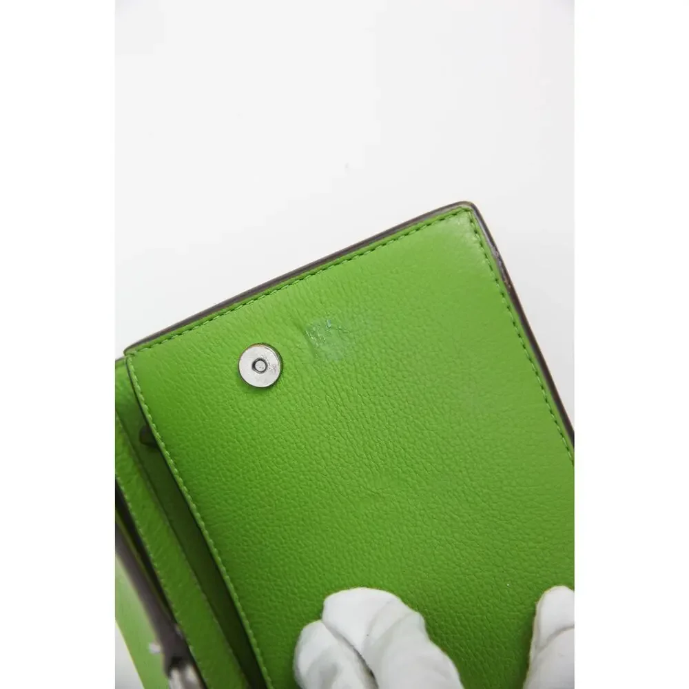 Tory Burch Wheatgrass Small Miller Flap Shoulder Bag in Green